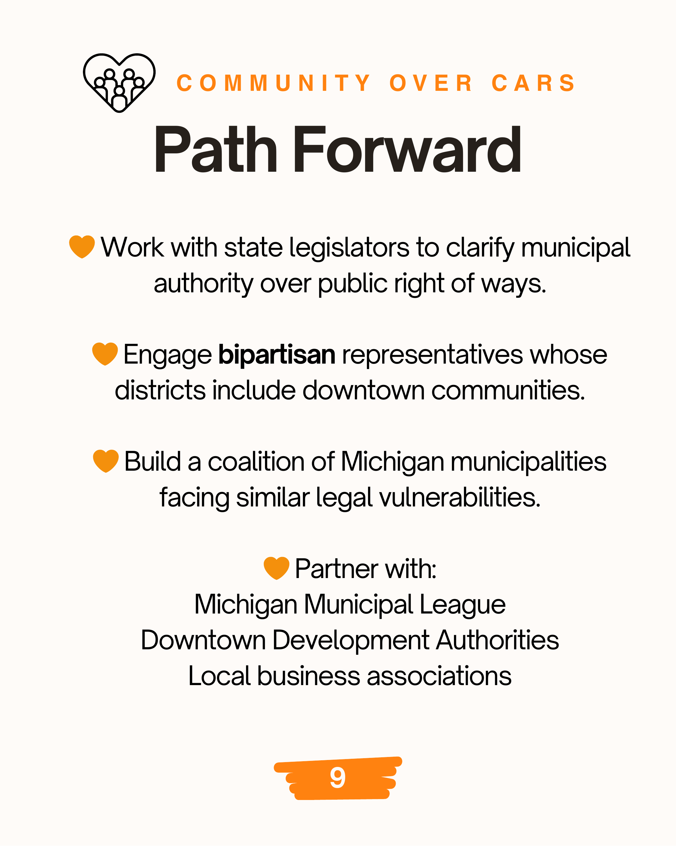 Path Forward Guide | Community Over Cars